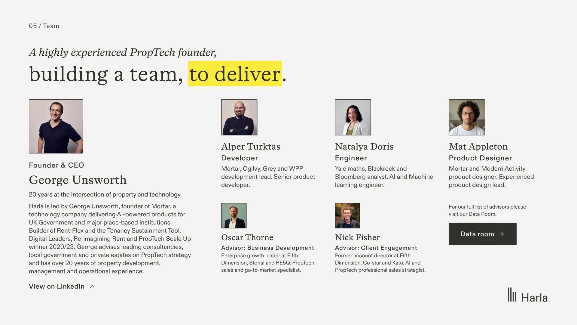 Pitch deck, page 5 of 14